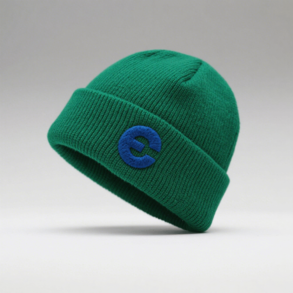 green beanie